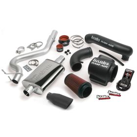Stinger Bundle Power System W/Single Exit Exhaust Black Tip 00-03 Jeep 4.0L Wrangler Banks Power - 51332-B