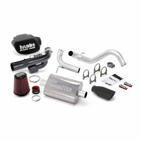 Stinger Bundle Power System No AutoMind W/Single Exit Exhaust Black Tip 12-16 Jeep 3.6L Wrangler All 2 Door Banks Power - 51344-B