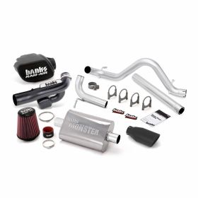 Stinger Bundle Power System No AutoMind W/Single Exit Exhaust Black Tip 12-16 Jeep 3.6L Wrangler All 4 Door Banks Power - 51345-B