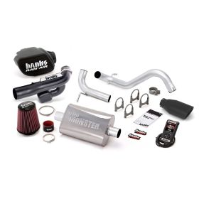 Stinger Bundle Power System W/AutoMind Single Exit Exhaust Black Tip 12-14 Jeep 3.6L Wrangler All 2 Door Banks Power - 51348-B
