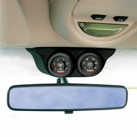 Overhead Console Pod 2 Gauges 1999-2006 Chevy Truck Black Banks Power - 63360