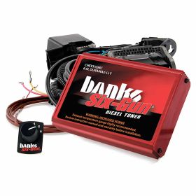 Six-Gun Diesel Tuner W/Switch 04-05 Chevy 6.6L LLY Banks Power - 63717