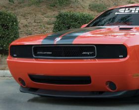 2008-2014 Dodge Challenger 2pc Headlight Covers - Smoke - GTS-GT0161S