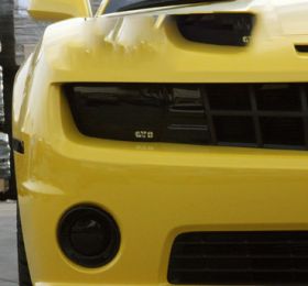 2010-2012 Chevy Camaro Headlight Covers - Smoke - GTS-GT0280S
