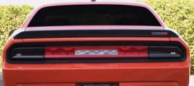 2008-2014 Dodge Challenger Tail Light Covers - Smoke - GTS-GT4165