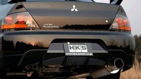 2006-2007 Mitsubishi Lancer EVO HKS Silent Hi-Power Exhaust System - 31019-AM008
