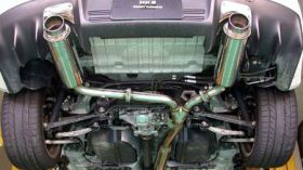 2008-2013 Mitsubishi Lancer EVO HKS Silent Hi-Power Exhaust System - 31019-AM010