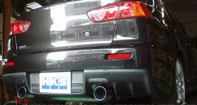 2008-2013 Mitsubishi Lancer EVO HKS LegaMax Premium Exhaust System - 31021-AM004