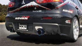 2008-2013 Mitsubishi Lancer EVO HKS LegaMax Premium Exhaust System - 31021-AM006