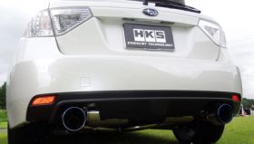 2009-2013 Subaru Impreza STi 5DR HKS Super Turbo Muffler Exhaust System - 31029-