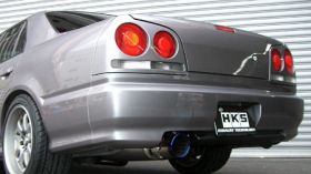 1998-2001 Nissan Skyline 4DR HKS Super Turbo Muffler Exhaust System - 31029-AN00