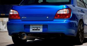 2002-2007 Subaru Impreza HKS Racing Muffler Exhaust System - 31701-BF003