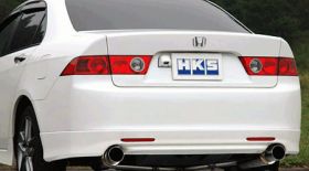 2002-2008 Honda Accord EURO R HKS Silent Hi-Power Exhaust System - 32016-AH021