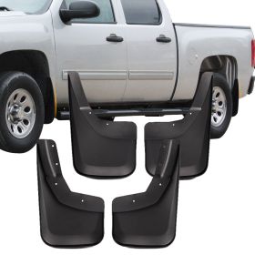 2014-2018 Chevrolet Silverado 1500 Polypropylene Mud Flaps Mud Guards Splash Guards 4pcs Sets - 5-BLM-CSV14