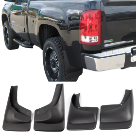 1999-2007 Chevrolet Silverado 1500 Polypropylene Mud Flaps Mud Guard Splash Guards 4pcs Sets - 5-BLM-CSV99