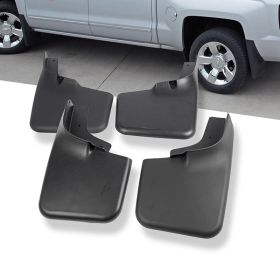 2004-2014 Ford F-150 Mud Flaps Splash Mud Guards With Fender Flares 4Pc Set - 5-BLM-FF15004FF