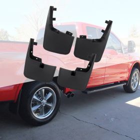 2015-2018 Ford F-150 Mud Flaps Splash Mud Guards Without Fender Flares 4Pc Set - 5-BLM-FF15015