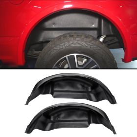 2015-2018 Ford F-150 Rear Wheel Well Guards Liners Unpainted Polypropylene - 5-RWG-FF15015