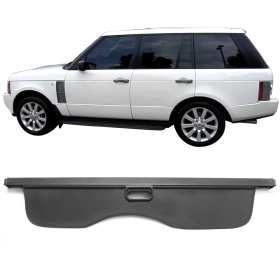 2006-2013 Land Rover Range Rover Tonneau Cargo Shade Cover Black Polyurethane Leather - 5-TC-LR06-BK