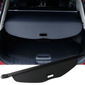 2014-2017 Nissan Rogue X-trail Rogue Tonneau Cargo Shade Cover Black Polyurethane Leather - 5-TC-NROG14-BK
