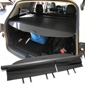 2014-2018 Toyota Highlander Tonneau Cargo Luggage Shade Cover Black Polyurethane Leather - 5-TC-THL14-BK