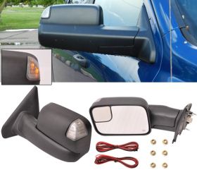 2002-2008 Dodge Ram 1500 Towing Mirrors Power Heated Signal Light Set - 5-TM-DR02PHL