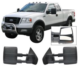 2004-2006 Ford F-150 Mark LT Towing Mirrors Power Heated Signal Puddle Light Pair - 5-TM-FF15004PHLL