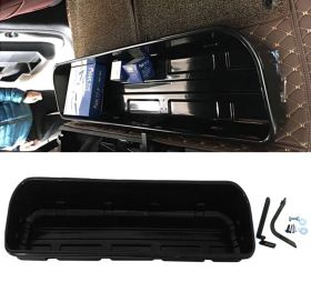 2015-2018 Ford F-150 4DR Underseat Storage Cargo Box Black - 5-USB-FF150154D