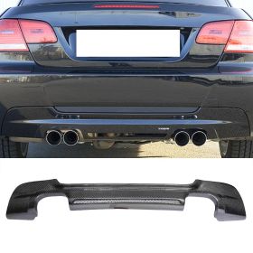 2007-2013 BMW 3-Series M-Sport E92 Coupe HM Style Rear Bumper Diffuser-Carbon Fiber - 7-BW-E9268