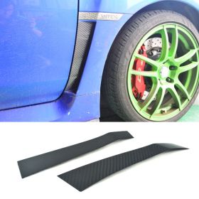 2015-2017 Subaru WRX STI OE Style Style Carbon Fiber Side Fender Inserts Vent Overlay Trim Cover - 9-C-0040