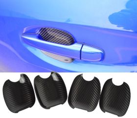 2015-2017 Subaru WRX STI OE Style Style Carbon Fiber Exterior Door Cup Door Bowl Trim Cover - 9-C-0051