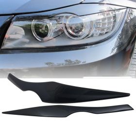2006-2011 BMW 3-Series E90 Headlight Eyelid Painted #A35 Monaco Blue Metallic - 9-EY-0097