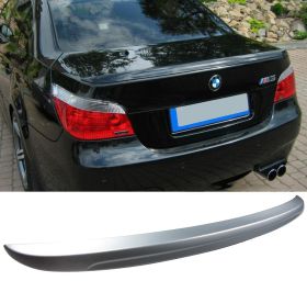 2004-2010 BMW 5-Series E60 Sedan M5 Painted Trunk Spoiler #354 Titanium Silver Metallic - 9-T-0051