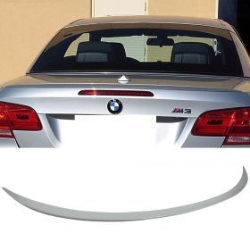 2007-2013 BMW 3-Series E93 Convertible M3 Painted Trunk Spoiler #300 Alpine White III - 9-T-0461