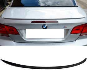 2007-2013 BMW 3-Series E93 M3 Trunk Spoiler Painted #475 Black Sapphire Metallic ABS - 9-T-0464