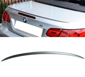 2007-2013 BMW 3-Series E93 Convertible M3 Painted Trunk Spoiler #A52 Space Gray Metallic - 9-T-0470