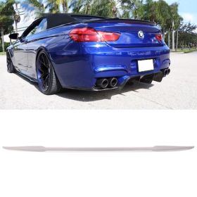 2012-2017 BMW 6-Series F12 Convertible Trunk Spoiler Painted #300 Alpine White III - 9-T-0739