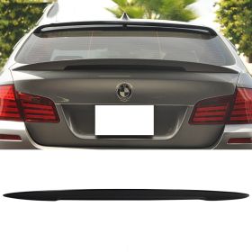 2011-2016 BMW 5-Series F10 Sedan High Kick Trunk Spoiler Painted #475 Black Sapphire Metallic - 9-T-1065