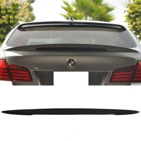 2011-2016 BMW 5-Series F10 Sedan High Kick Performance2 Trunk Spoiler Painted #668 Jet Black - 9-T-1105