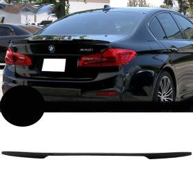 2017-2018 BMW 5-Series G30 Sedan M4 V Style Trunk Spoiler #475 Black Sapphire Metallic - 9-T-1589