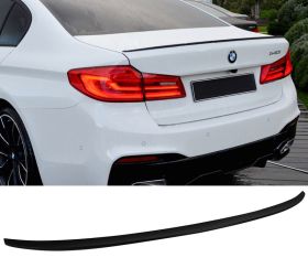 2017-2018 BMW 5-Series G30 Sedan M5 Performance Style Trunk Spoiler ABS Black - 9-T-1662