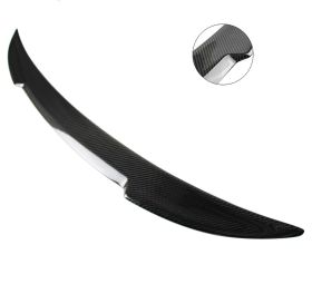 2007-2013 BMW 3-Series E92 Coupe M4 Style Carbon Fiber (Carbon Fiber) Trunk Spoiler - 9-T-2102