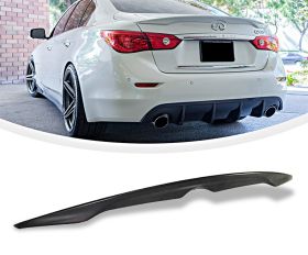 2014-2019 Infiniti Q50 Sedan OE Factory Style Unpainted ABS Trunk Spoiler - 9-T-2110
