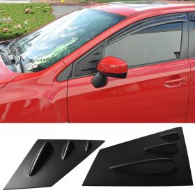 2015-2018 Subaru WRX STI Window Louver Deflector Guard-Unpainted ABS - 9-WN-0044