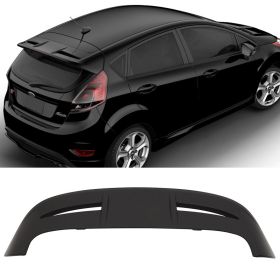 2011-2015 Ford Fiesta ST Hatchback Style Roof Spoiler Matte Black ABS Plastics - ASR-FFSTA125ST-A