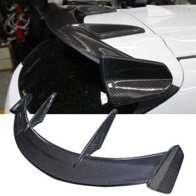 2014-2017 Mazda 3 5DR Hatchback KS Style Rear Roof Spoiler Wing Carbon Fiber - ASR-MAZ3145KS-CF