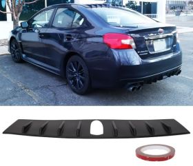 2017 Subaru WRX STI Roof Spoiler Vortex Generator Shark Fin Matte Black ABS - ASR-SI17VOR-MB