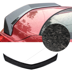 2013-2019 Cadillac ATS V Style Trunk Spoiler Wing Forged Carbon Fiber - AST-CATS134V-CFV2