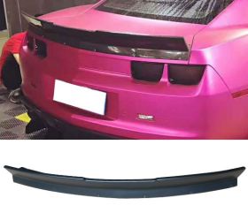 2010-2013 Chevrolet Camaro Ikon Style Duckbill Type Trunk Spoiler Wing Black Polypropylene - AST-CC10IKDB-PP