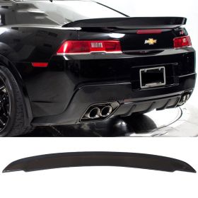 2014-2015 Chevrolet Camaro Flush Mount Z28 Painted #WA122V Berlin Blue Metallic Trunk Spoiler - AST-CC14B-WA122V